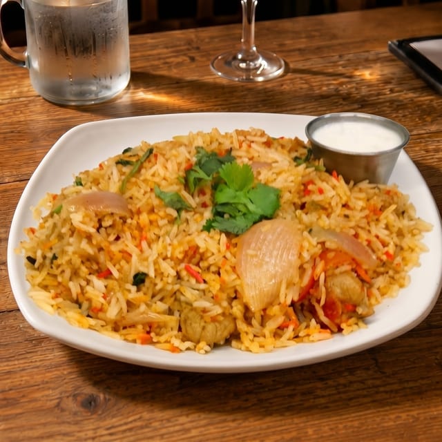 1. Chicken Biryani.