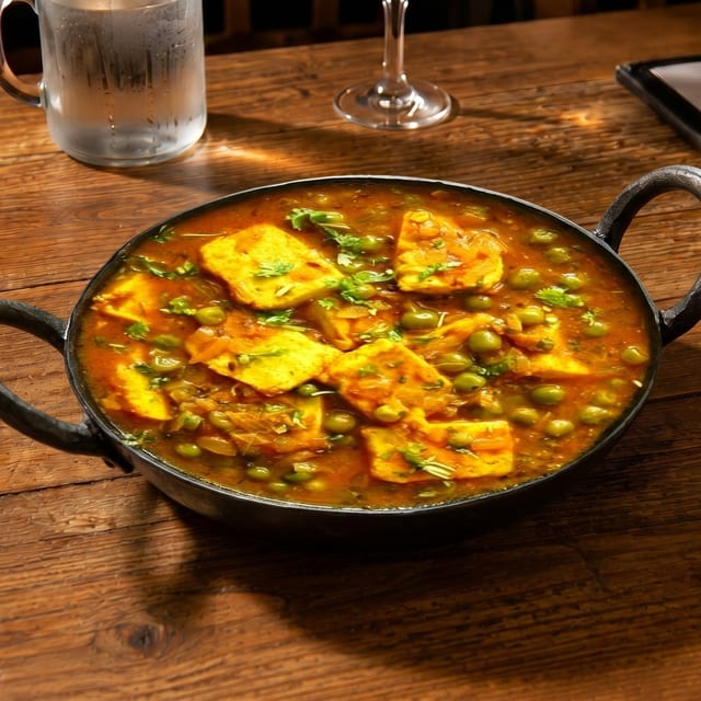 1. Matar Paneer.
