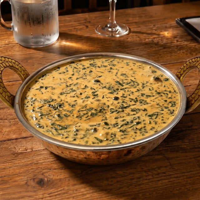 2. Shrimp Saag.