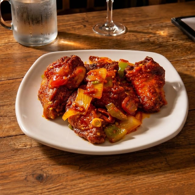 Chili Chicken Drum Stick & Wings.