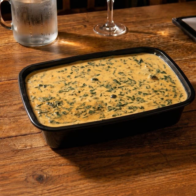 2. Shrimp Saag.