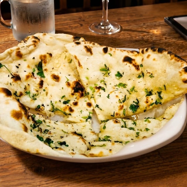3. Garlic Naan.