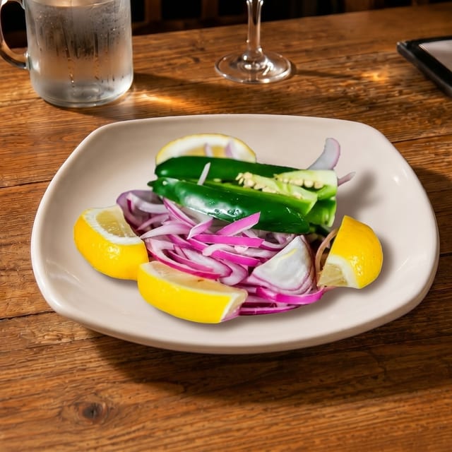 Onion, Chili & Lemon.